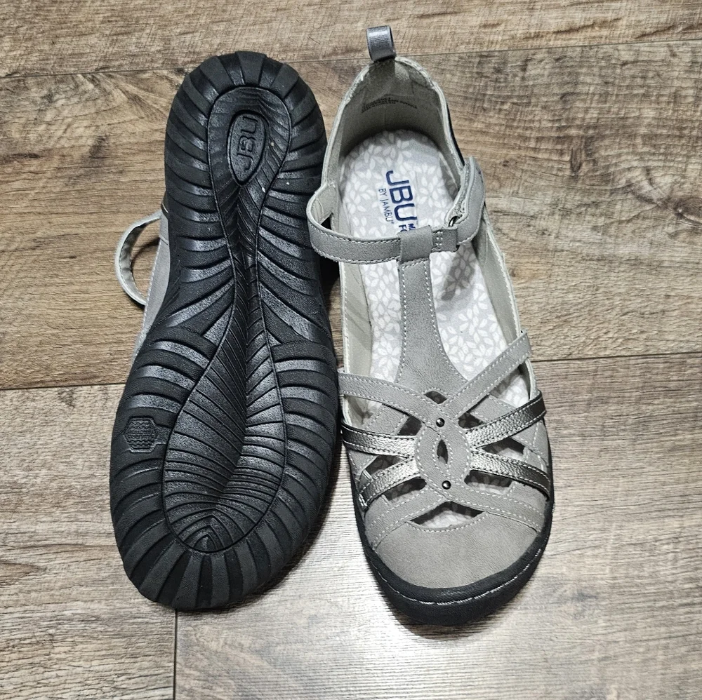 Jbu memory foam Cushioned sandals women's size 7